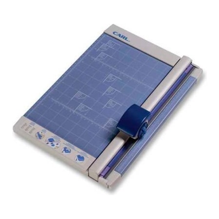 Carl Manufacturing CARL Professional Rotary Trimmer, 12" Cutting Length, 10 Sheet Capacity, Gray 12200